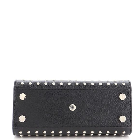 Saint Laurent Sac de Jour Bag Studded Leather Nano Black - Picture 4 of 7